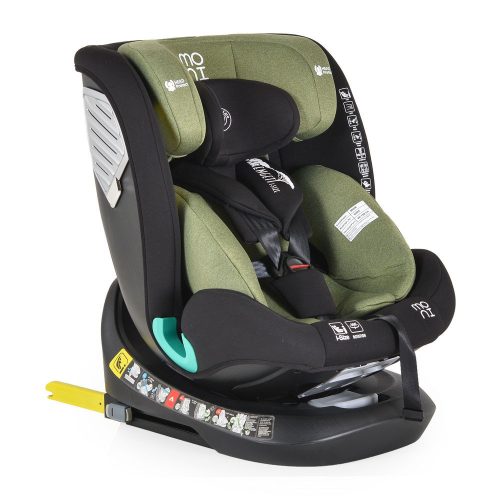 Moni SERENGETI I-SIZE autós ülés 40-150cm 360forgatható ZÖLD – 40–150 cm-es autósülés 4. kép