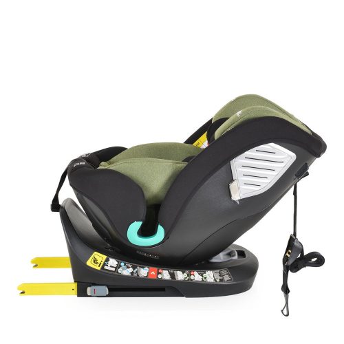 Moni SERENGETI I-SIZE autós ülés 40-150cm 360forgatható ZÖLD – 40–150 cm-es autósülés 7. kép
