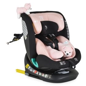 Moni SERENGETI I-SIZE autós ülés 40-150cm 360forgatható PINK – 40–150 cm-es autósülés 2. kép