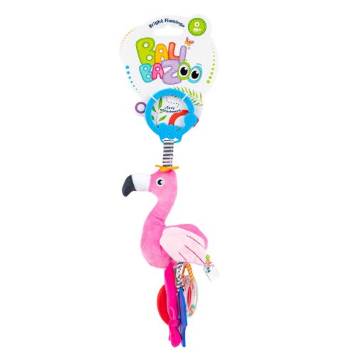 Bali Bazoo 82008 Flamingo rágóka és csörgő – Zsebi Baba Shop