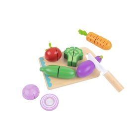 Tooky Toy fa vágódeszka ZÖLDSÉGEK – Zsebi Baba Shop