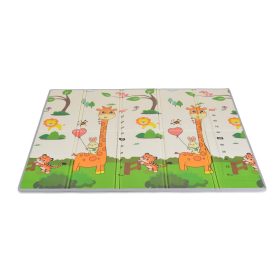Moni Toys Xpe összecsukható matrac xxl méret 200*180cm dzsungel – játszószőnyeg 2. kép