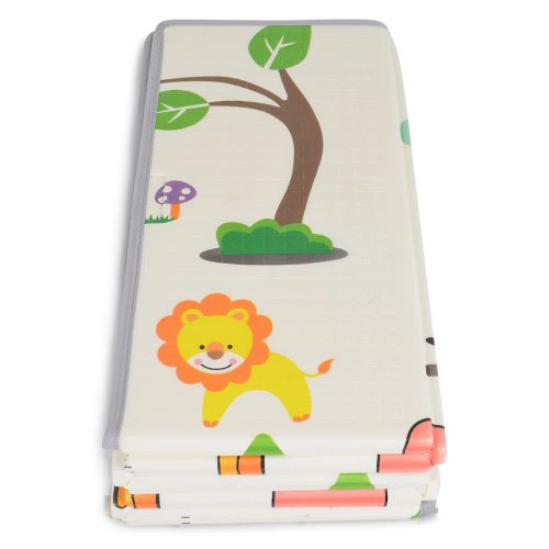 Moni Toys Xpe összecsukható matrac xxl méret 200*180cm dzsungel – játszószőnyeg 5. kép