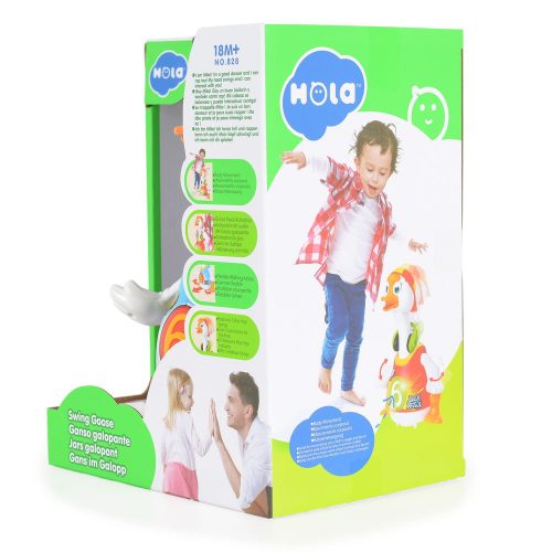 HOLA táncoló liba/gúnár színes zenélő játék – Zsebi Baba Shop