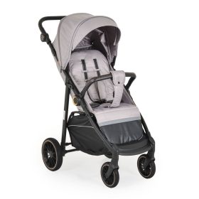   Moni BUGGY babakocsi lapracsukható, nagy kerekek, könnyű SZÜRKE