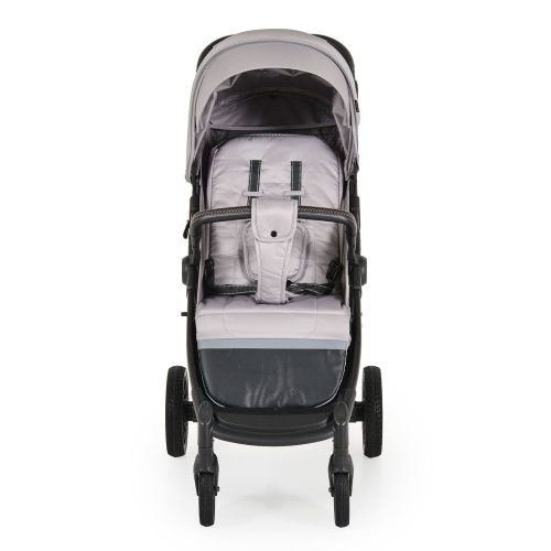Moni BUGGY babakocsi lapracsukható, nagy kerekek, könnyű SZÜRKE