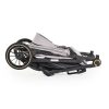 Moni BUGGY babakocsi lapracsukható, nagy kerekek, könnyű SZÜRKE