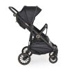 Moni BUGGY babakocsi lapracsukható, nagy kerekek, könnyű FEKETE