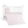 Moni Nook 3 részes bébi ágynemű huzat garnitúra PINK CSILLAG – Zsebi Baba Shop