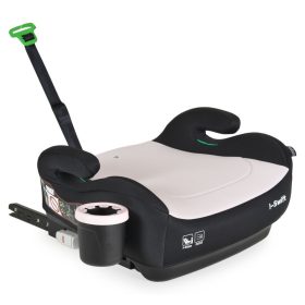 Moni I-SWIFT ülésemelő pohártartóval 125-150cm I-SIZE és ISOFIX PINK – ülésmagasító 2. kép