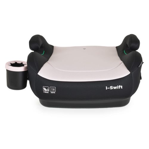 Moni I-SWIFT ülésemelő pohártartóval 125-150cm I-SIZE és ISOFIX PINK – ülésmagasító 3. kép