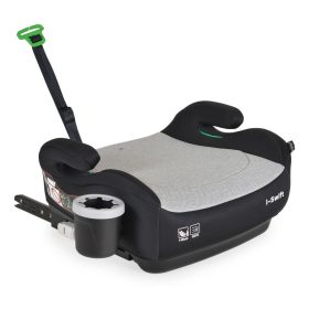 Moni I-SWIFT ülésemelő pohártartóval 125-150cm I-SIZE és ISOFIX SZÜRKE – ülésmagasító 2. kép