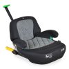Moni JAX autós ülésmagasító háttámlával 125-150cm rögzítő hevederrel, ISOFIX SZÜRKE – ülésmagasító 2. kép