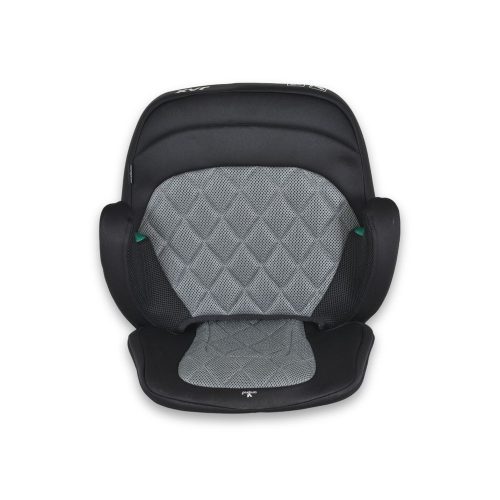 Moni JAX autós ülésmagasító háttámlával 125-150cm rögzítő hevederrel, ISOFIX SZÜRKE – ülésmagasító 6. kép