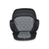 Moni JAX autós ülésmagasító háttámlával 125-150cm rögzítő hevederrel, ISOFIX SZÜRKE – ülésmagasító 1. kép