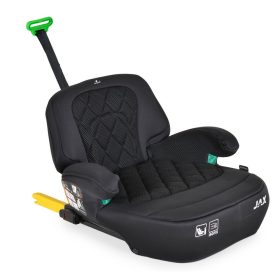 Moni JAX autós ülésmagasító háttámlával 125-150cm rögzítő hevederrel, ISOFIX FEKETE – ülésmagasító 2. kép