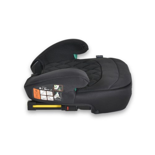 Moni JAX autós ülésmagasító háttámlával 125-150cm rögzítő hevederrel, ISOFIX FEKETE – ülésmagasító 5. kép