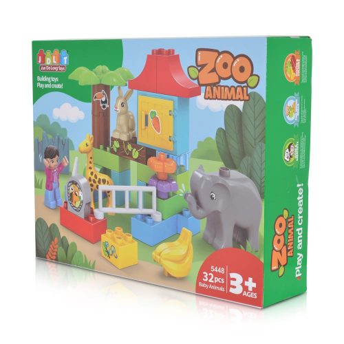 Moni Építőjáték Zoo állatfigurákkal – Zsebi Baba Shop