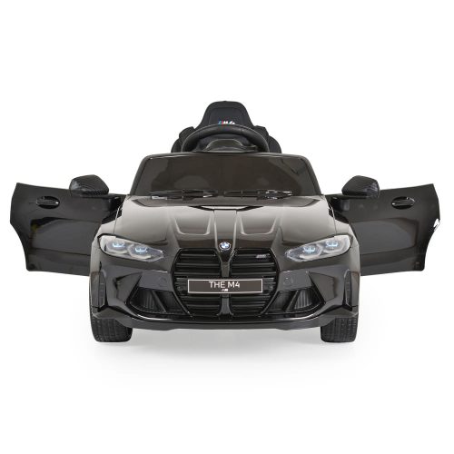 BMW M4 elektromos kisautó 2motor, 110cm, 30kg-ig FEKETE