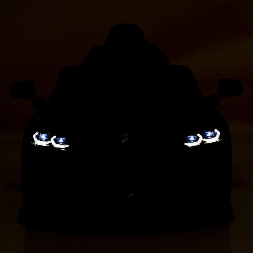 BMW M4 elektromos kisautó 2motor, 110cm, 30kg-ig FEKETE