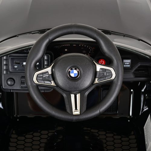 BMW M4 elektromos kisautó 2motor, 110cm, 30kg-ig FEKETE