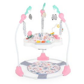 Moni MAGIC FUN Baba ugráló pasztel játékkal pink – Zsebi Baba Shop