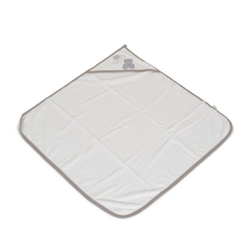 BEAR törölköző macis 100*100cm frottier FEHÉR – babatörölköző 4. kép