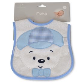 Cangaroo MAIKY előke 2 rétegű, tépőzáras, fiú KÉK – Zsebi Baba Shop