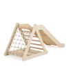 Moni PIKLER 3in1 fa MÁSZÓKA és CSÚSZDA Montessori 155*57cm NATUR – gyermekjáték 5. kép