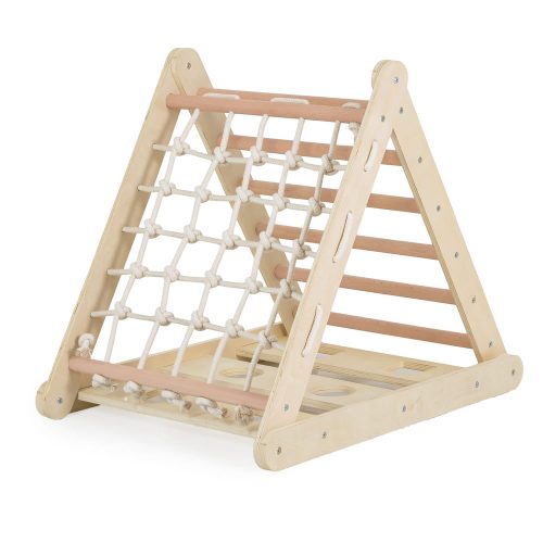 Moni PIKLER 3in1 fa MÁSZÓKA és CSÚSZDA Montessori 155*57cm NATUR – gyermekjáték 6. kép
