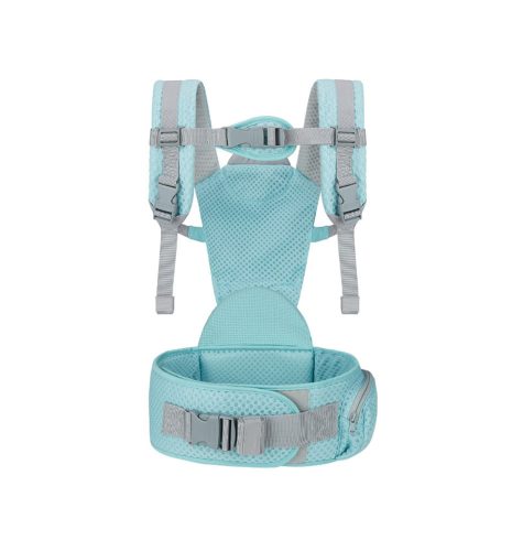 Cangaroo MISTRAL bébi hordozó 3 poziciós, ergonomikus, hálós TÜRKIZ – Zsebi Baba Shop