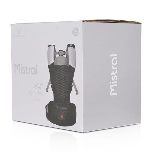 Cangaroo MISTRAL bébi hordozó 3 poziciós, ergonomikus, hálós TÜRKIZ – Zsebi Baba Shop