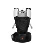Cangaroo MISTRAL bébi hordozó 3 poziciós, ergonomikus, hálós FEKETE – Zsebi Baba Shop