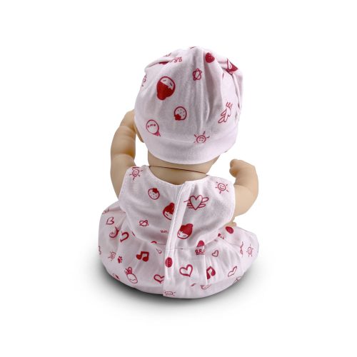 Moni BABA 30cm újszülött macival PINK 