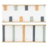 Moni PIKLER 2in1 fa MÁSZÓKA 3szög és mászórámpa Montessori 132*60cm NATUR – gyermekjáték 1. kép