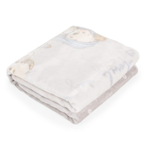 CANGAROO TAKARÓ Softy 110x140cm Lovely day SZÜRKE – babatermék 4. kép