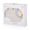 CANGAROO TAKARÓ Softy 110x140cm Lovely day SZÜRKE – babatermék 1. kép