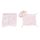 Cangaroo BENNIE takaró szundikendővel 75x100cm PINK – babatermék 2. kép