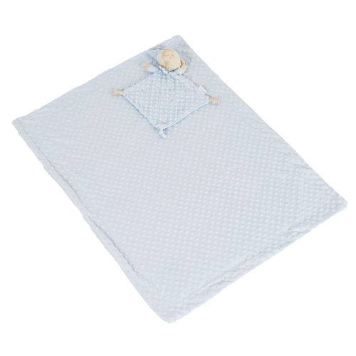 Cangaroo BENNIE takaró szundikendővel 75x100cm KÉK – babatermék 4. kép