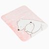 CANGAROO TAKARÓ SOFTY pihe puha kicsi 80*110cm  jegesmedvés PINK – babatermék 3. kép