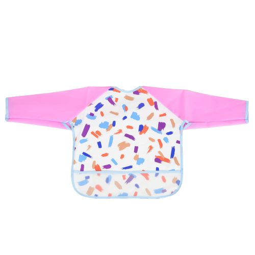 Cangaroo HOLDY hosszú ujjú előke zsebbel PINK – Zsebi Baba Shop