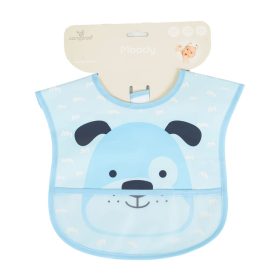 Cangaroo MOODY előke, zsebes, tépőzáras, kutyusos KÉK – Zsebi Baba Shop