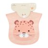 Cangaroo MOODY előke, zsebes, tépőzáras, leopárd PINK – Zsebi Baba Shop