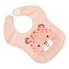 Cangaroo MOODY előke, zsebes, tépőzáras, leopárd PINK – Zsebi Baba Shop