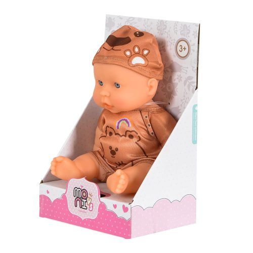 Moni BABA 20cm 6013 újszülött BARNA 