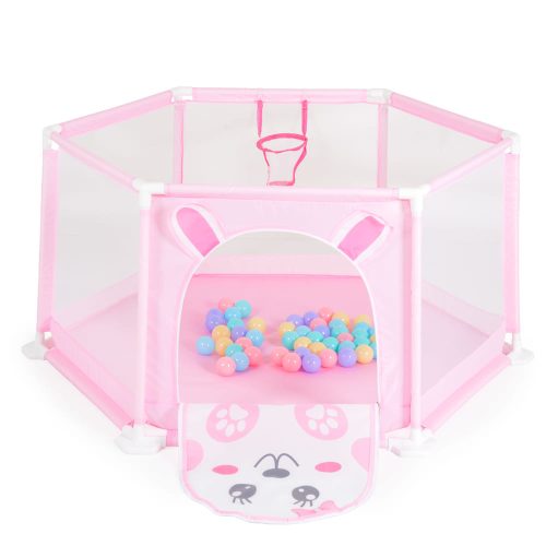 CANGAROO Labdamedence 146cm 50 labdával PINK – játszószőnyeg 4. kép