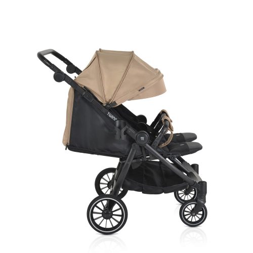 MONI TWINGO Iker babakocsi lábzsákkal CAMEL/BÉZS