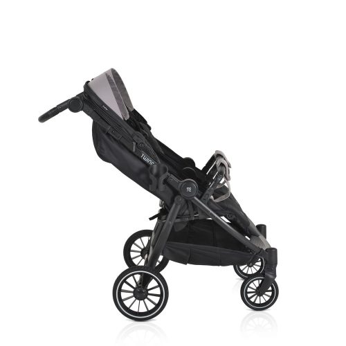 MONI TWINGO Iker babakocsi lábzsákkal ONYX/FEKETE