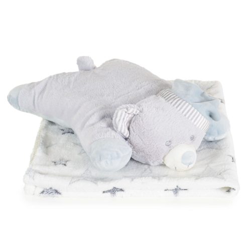 CANGAROO TAKARÓ Sleepy bear 90x75cm SZÜRKE – babatermék 4. kép