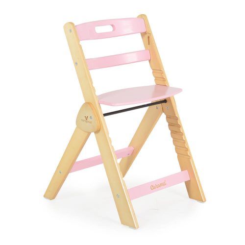 Cangaroo CARAMEL fa etetőszék 15kg-ig terhelhető PINK